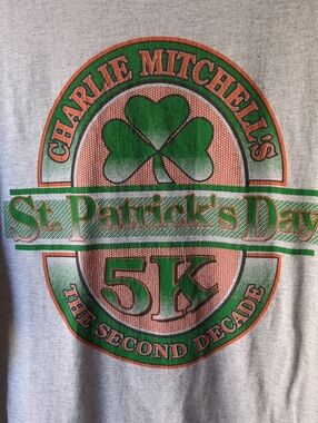 St. Patrick's Day 5K Graphic Tee - Green & Orange